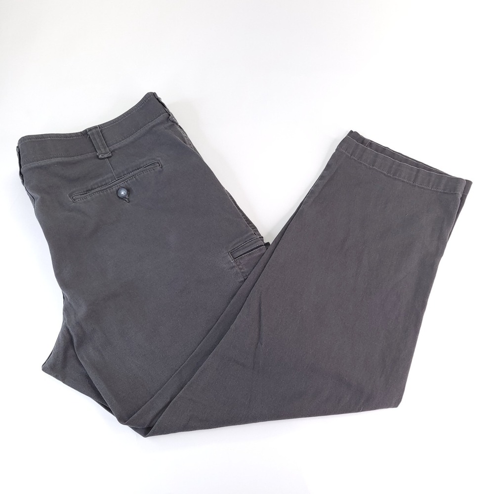 Lee Pants Mens 42x30‎ Gray Cargo Extreme Comfort Stretch Flex Straight Leg